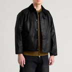 Barbour Men's Oversized Transport Waxed Cotton Jacket – Black