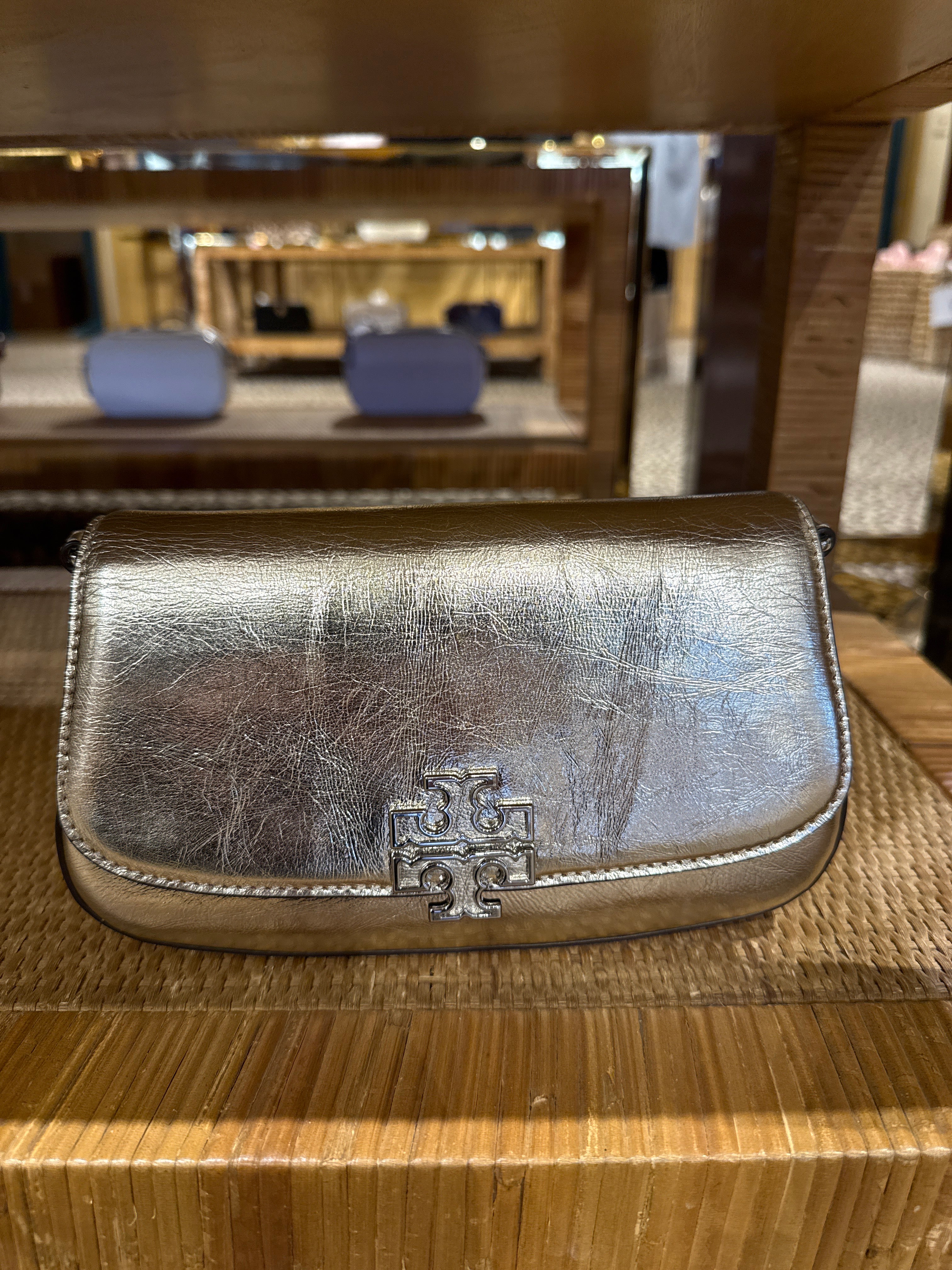 Tory Burch Brıtten Convertible Shoulder Bag (With double strap)