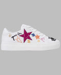 Karl Lagerfeld Cate Ikonic Lace Up Sneaker White