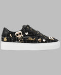 Karl Lagerfeld Cate Pins Lace Up Sneaker Black