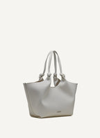 DKNY Paula Medium Tote With Logo Strap Marshmallow