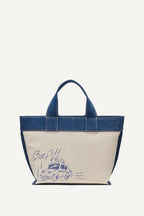 DKNY Brady Canvas Small Graffiti Logo Crossbody Bag
