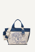 DKNY Brady Canvas Small Graffiti Logo Crossbody Bag