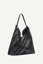 DKNY Paula Stripe Hobo Bag