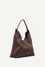 DKNY Paula Stripe Hobo Bag