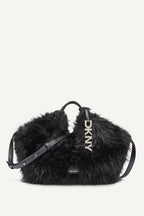 DKNY Paula Small Faux Fur Tote