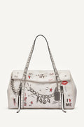 DKNY Skye Medium Graffiti Satchel