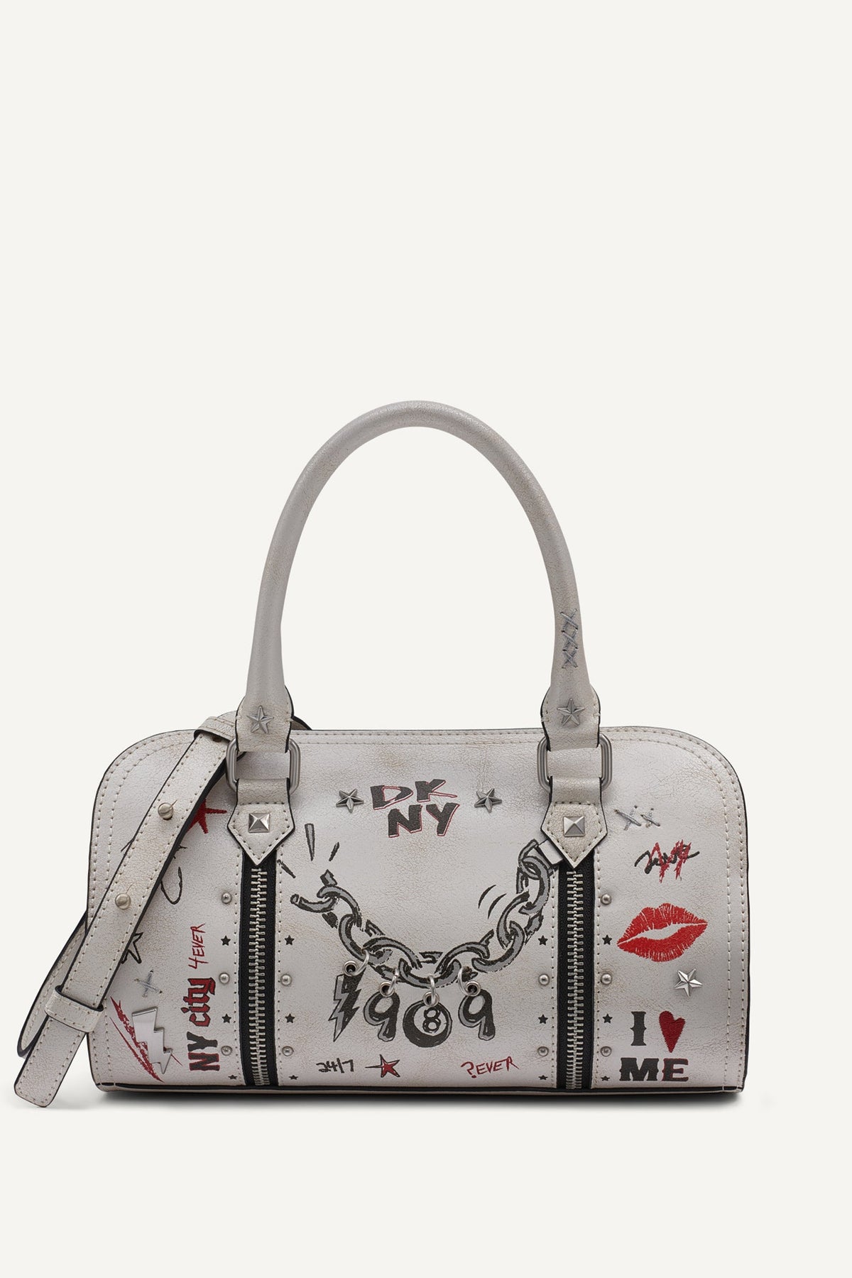 DKNY Cedar Small Graffiti Satchel