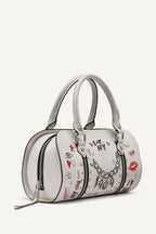 DKNY Cedar Small Graffiti Satchel