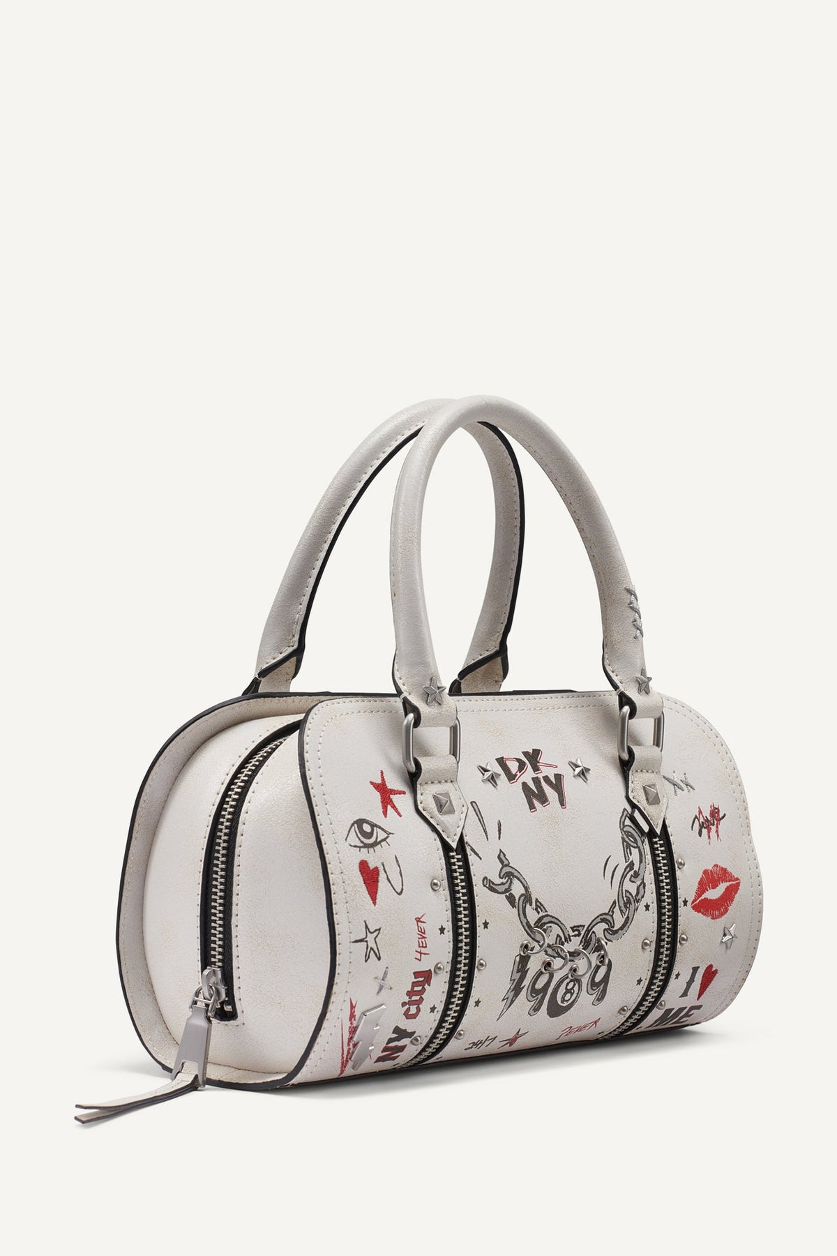 DKNY Cedar Small Graffiti Satchel