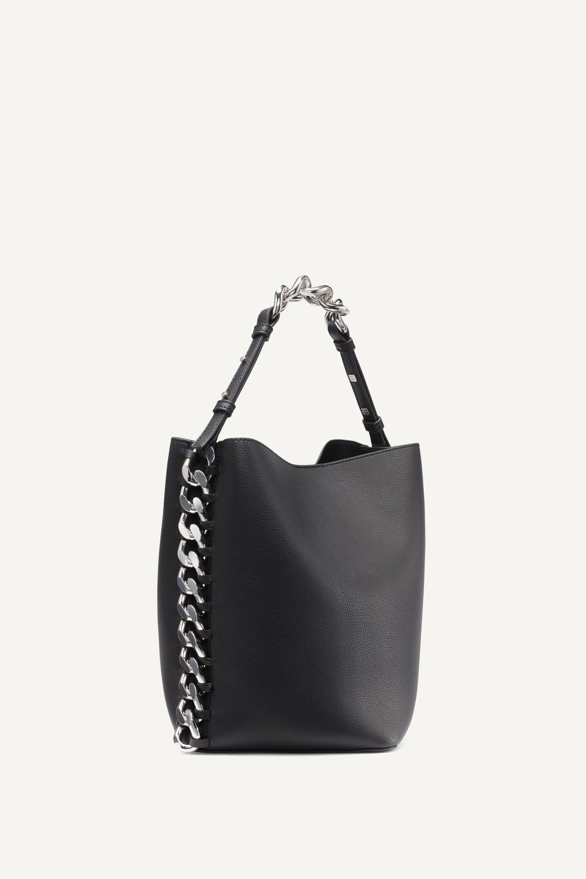 DKNY Riona Chain-Trimmed Bucket Black