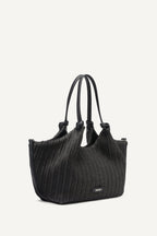 DKNY Paula Crochet Raffia Medium Commuter Tote