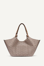 DKNY Paula New York Logo Medium Commuter Tote