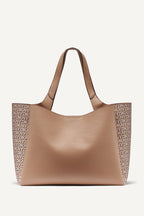 DKNY Willa New York Logo Tote Cappuccino