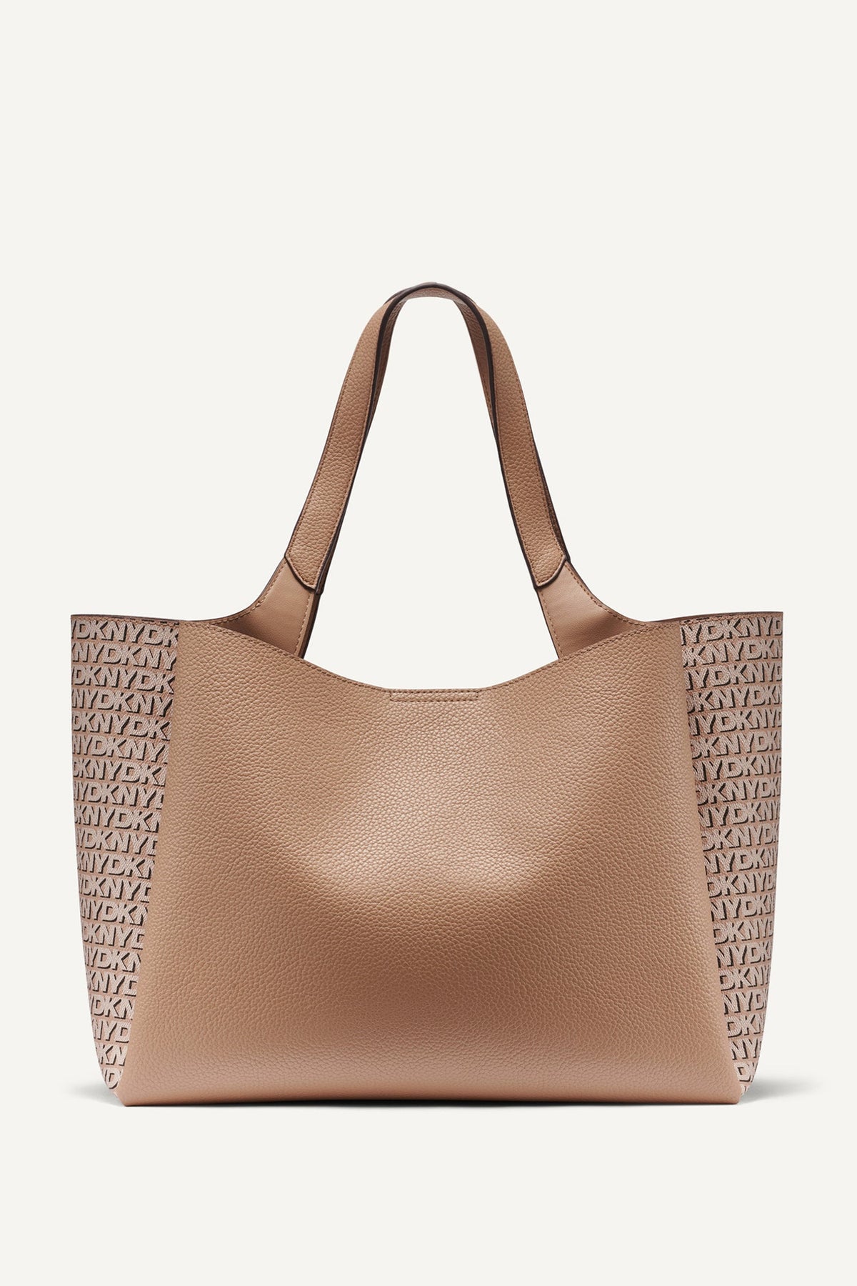 DKNY Willa New York Logo Tote Cappuccino
