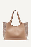 DKNY Willa New York Logo Tote Cappuccino