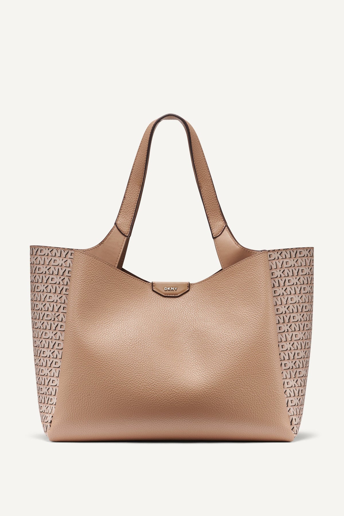 DKNY Willa New York Logo Tote Cappuccino