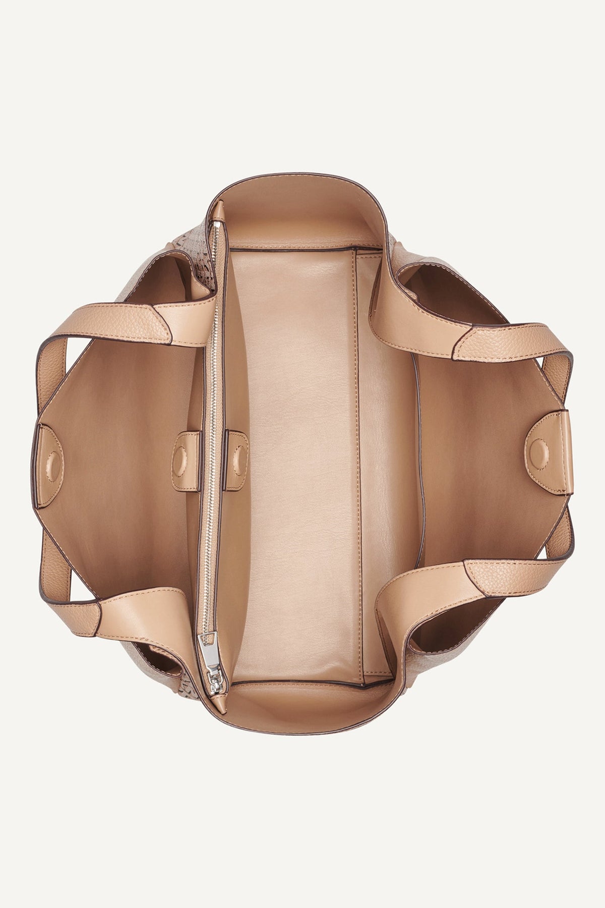 DKNY Willa New York Logo Tote Cappuccino