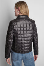 DKNY Women's Box Quilt Puffer Jacket