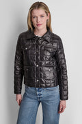 DKNY Women's Box Quilt Puffer Jacket