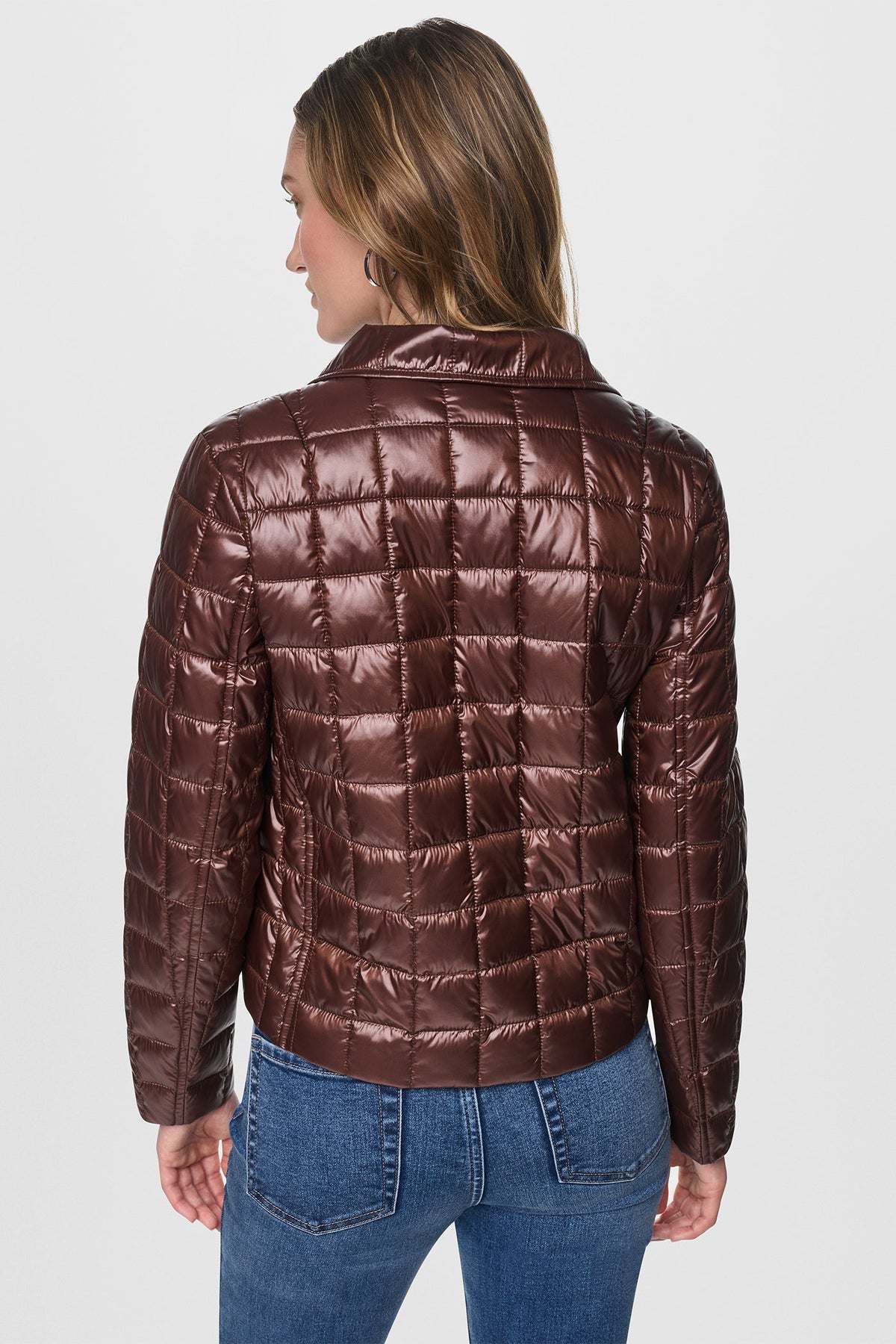 DKNY Women's Box Quilt Puffer Jacket