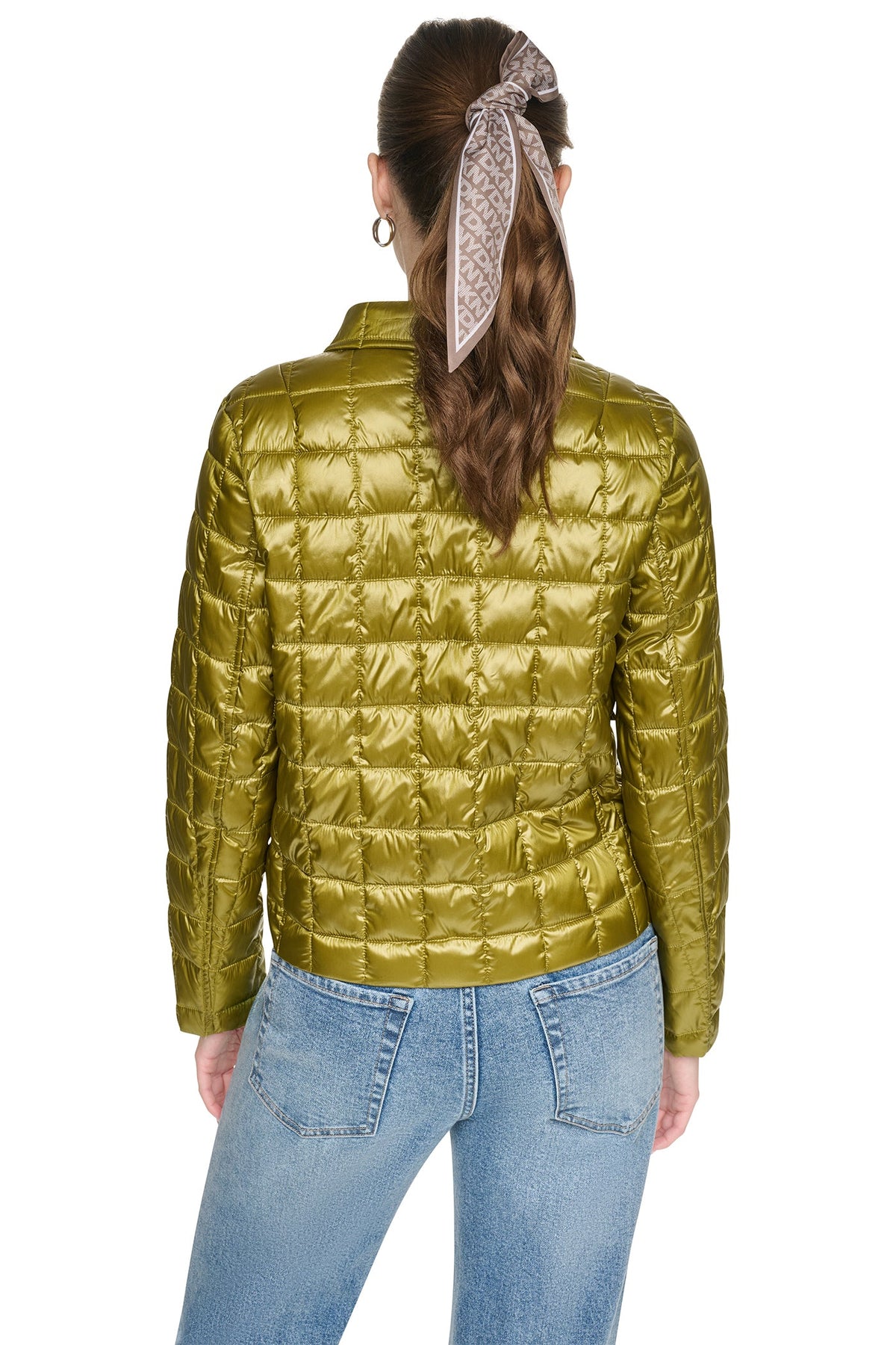 DKNY Women's Box Quilt Puffer Jacket