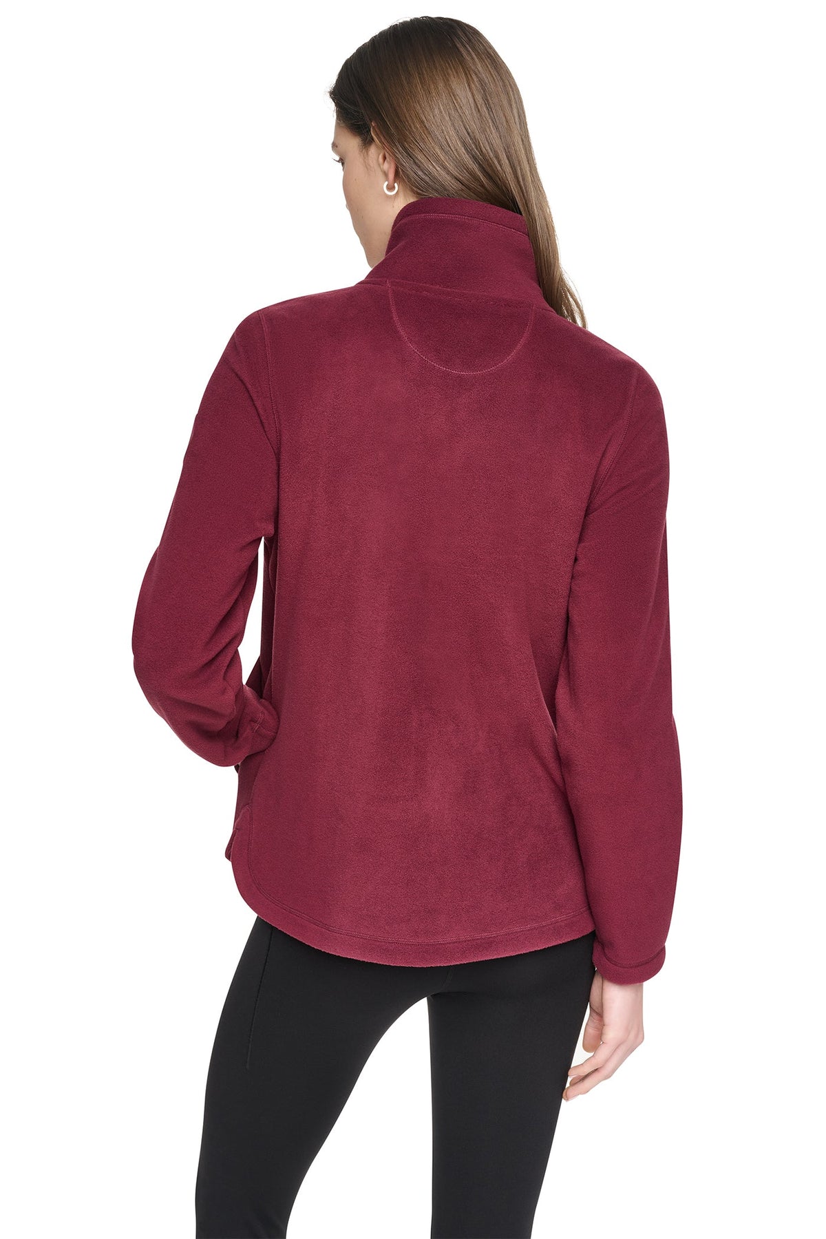 DKNY Women's Tech Fleece Full Zip Jacket