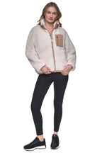 DKNY Women's Sherpa Full Zip Jacket