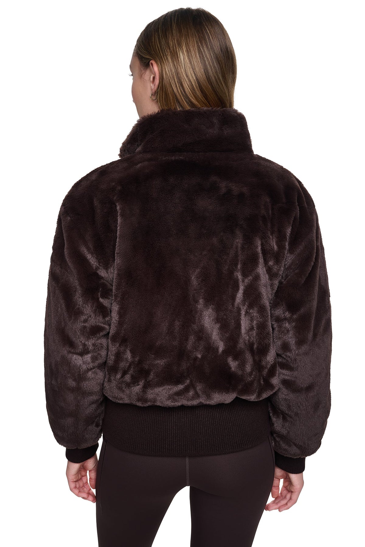 DKNY Women's Faux Fur Bomber