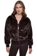 DKNY Women's Faux Fur Bomber