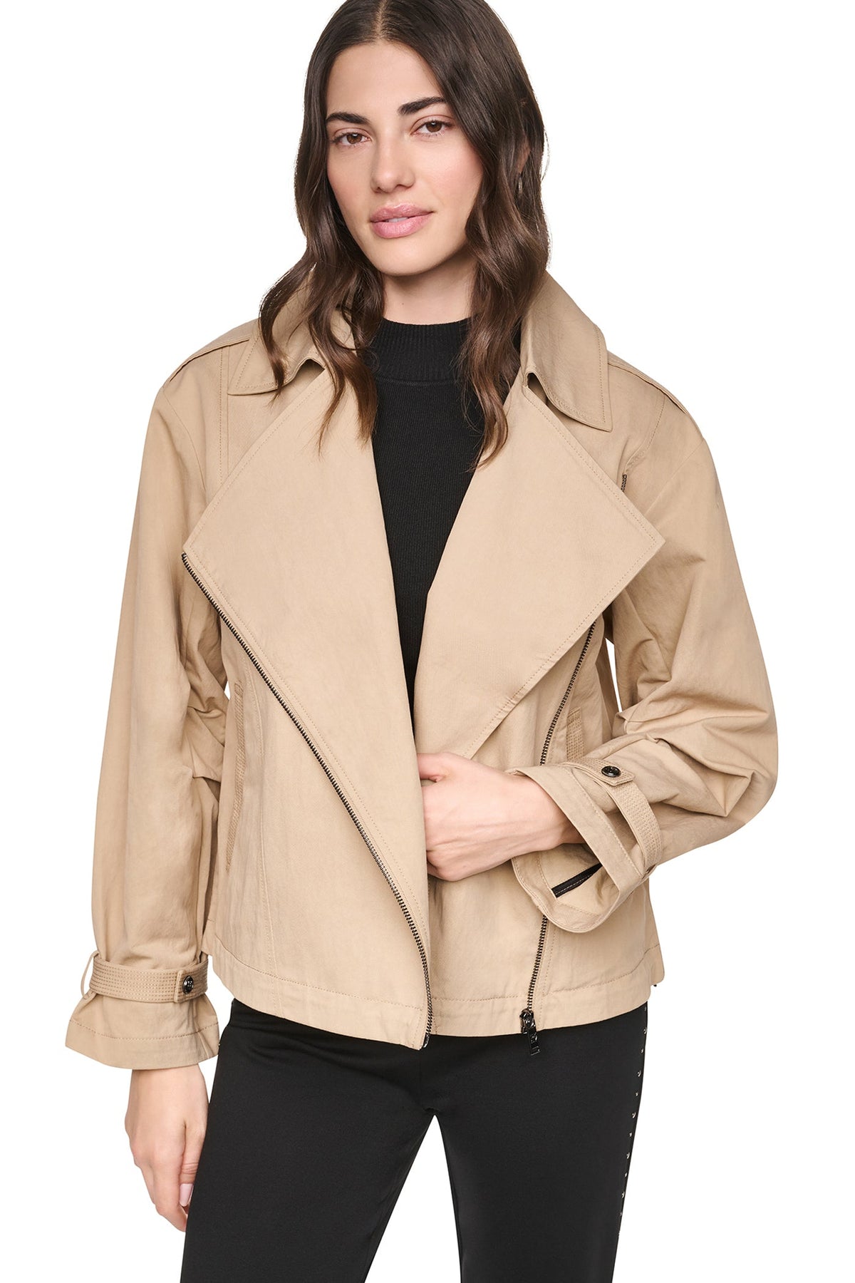 DKNY Morningside Biker Travertine