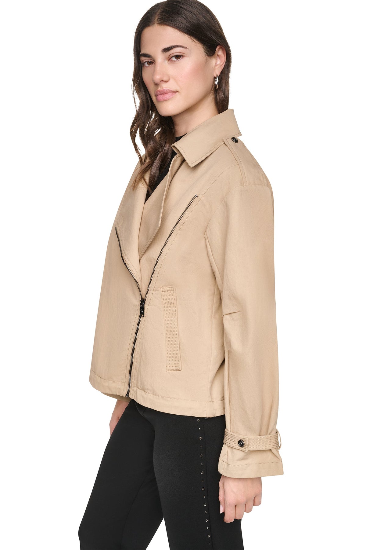DKNY Morningside Biker Travertine