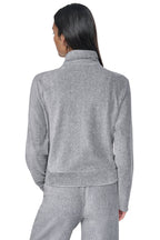 DKNY Women's Metallic Velvet Knit Jacket