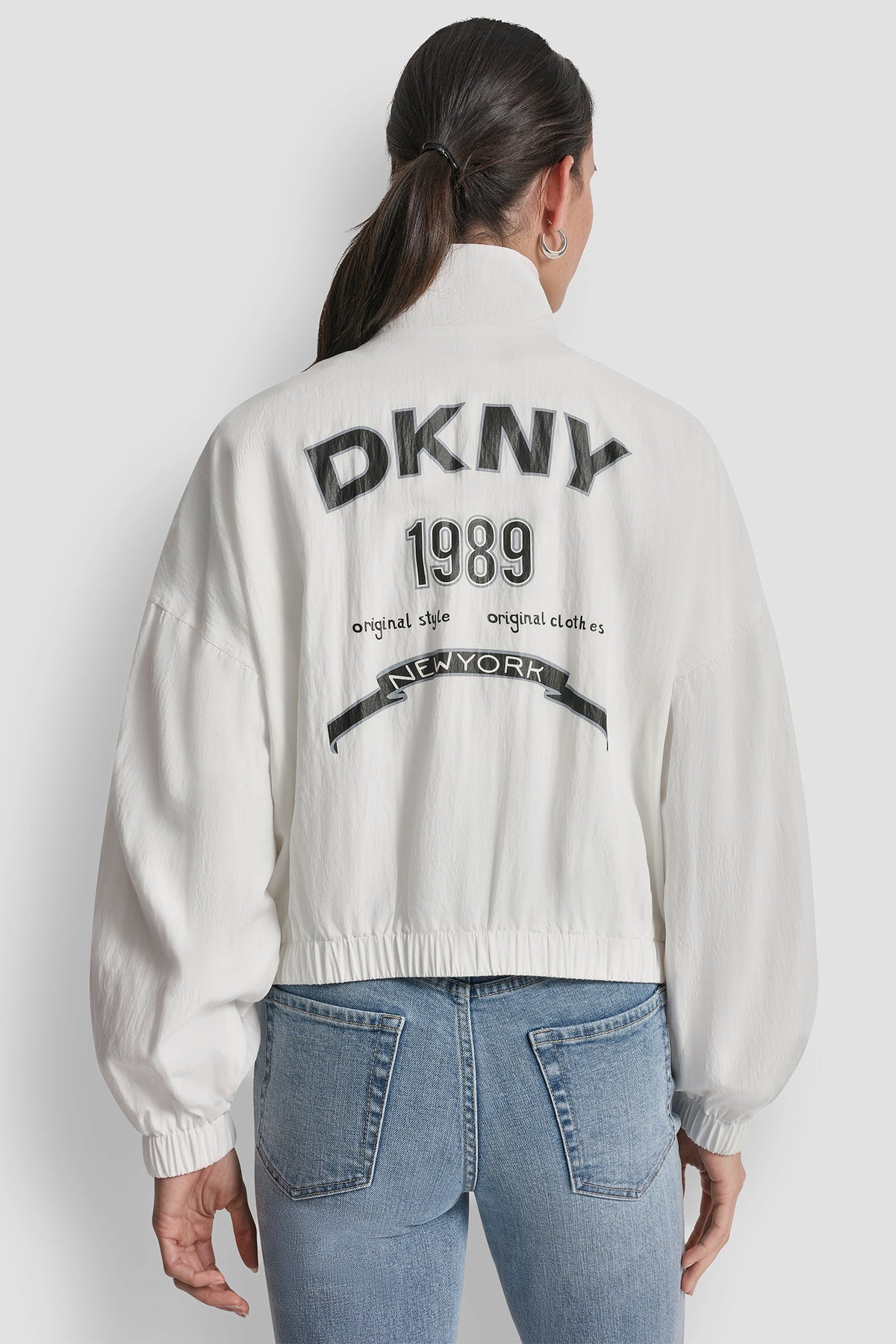 DKNY Women's 1989 Logo Trench Jacket