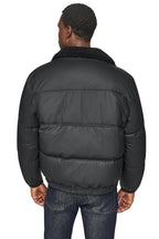 DKNY Men's Quilted Bomber Jacket - Black - View 3