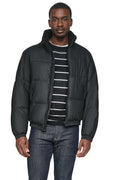 DKNY Men's Quilted Bomber Jacket - Black - View 1