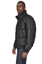 DKNY Men's Quilted Bomber Jacket - Black - View 2