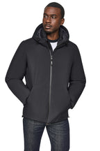 DKNY Hooded Puffer Jacket - Black