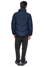 DKNY Men's Stretch Puffer Jacket Navy