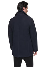 DKNY Men's Faux Wool Peacoat