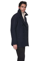 DKNY Men's Faux Wool Peacoat