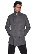 DKNY Men's Faux Wool Peacoat