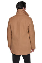 DKNY Men's Faux Wool Peacoat