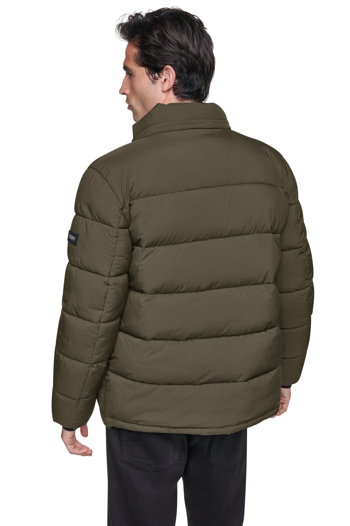 DKNY Men's Heavy Weight Hooded Puffer