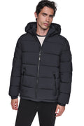 DKNY Heavy Weight Hooded Puffer - Iron