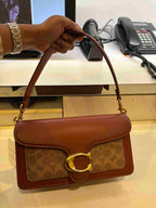 Coach Tabby 26 Signature Shoulder Bag