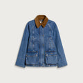 Barbour Women's Modern Beadnell Casual Denim Jacket – Mid Blue Denim & Classic
