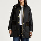 Barbour Women's Icons Modern Beaufort Waxed Cotton Jacket – Classic Tartan & Olive