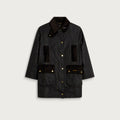 Barbour Women's Icons Modern Beaufort Waxed Cotton Jacket – Classic Tartan & Olive