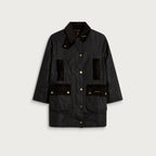 Barbour Women's Icons Modern Beaufort Waxed Cotton Jacket – Classic Tartan & Olive